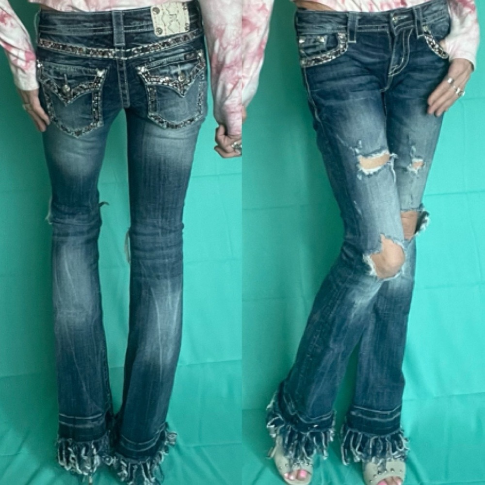 Miss me signature boot, cut size 25 jeans - Picture 8 of 17